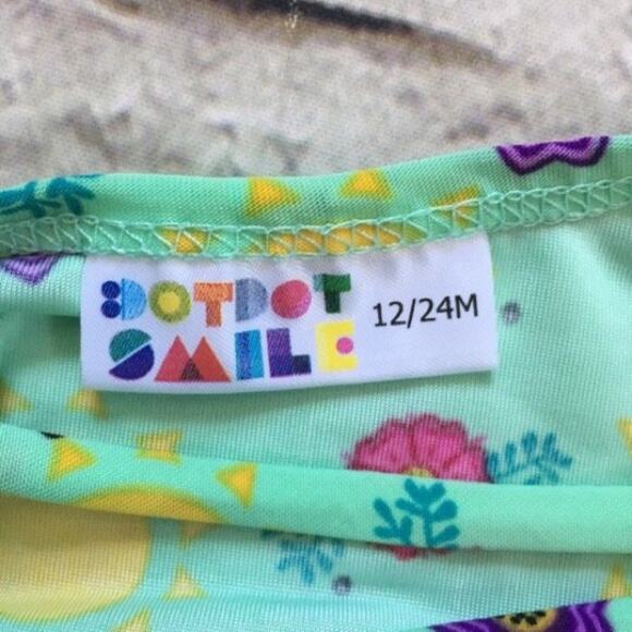 Dot Dot Smile Ballerina Dress, Smiley Face Floral - Picture 5 of 5